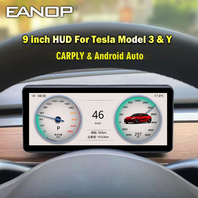 Tesla Model 3 & Y 9'' Digital LCD Speedometer Performance Display