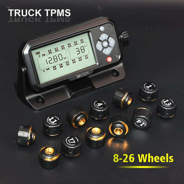 "EANOP Truck TPMS: Reliable Tire Pressure Monitoring System for Trucks – Supports up to 14 Bar for Safe, Qualified Performance"