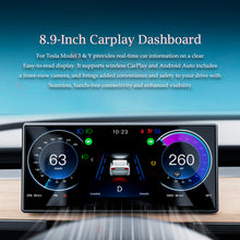 Load image into Gallery viewer, EANOP 8.9&#39;&#39; Multi-Function Dashboard Screen for Tesla Model 3 &amp; Y – Includes Free Air Vent Upgrade