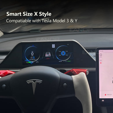 EANOP 9'' Multi-Function Dashboard Display with Wireless CarPlay & Bonus Front Camera