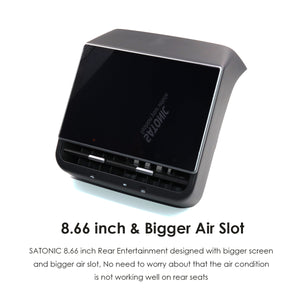 EANOP 8.66'' Rear Entertainment Screen for Tesla Model 3 & Y – Ultimate Backseat Experience