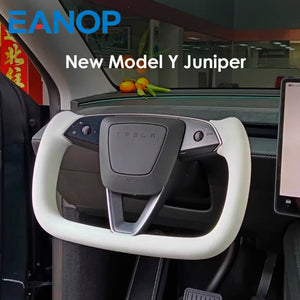 Tesla Model Y Juniper & Model 3 Highland Yoke Steering Wheel