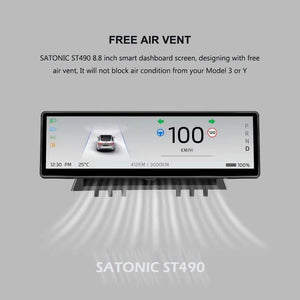 EANOP 8.8 inch Carplay Dashboard Screen For Model 3 & Y