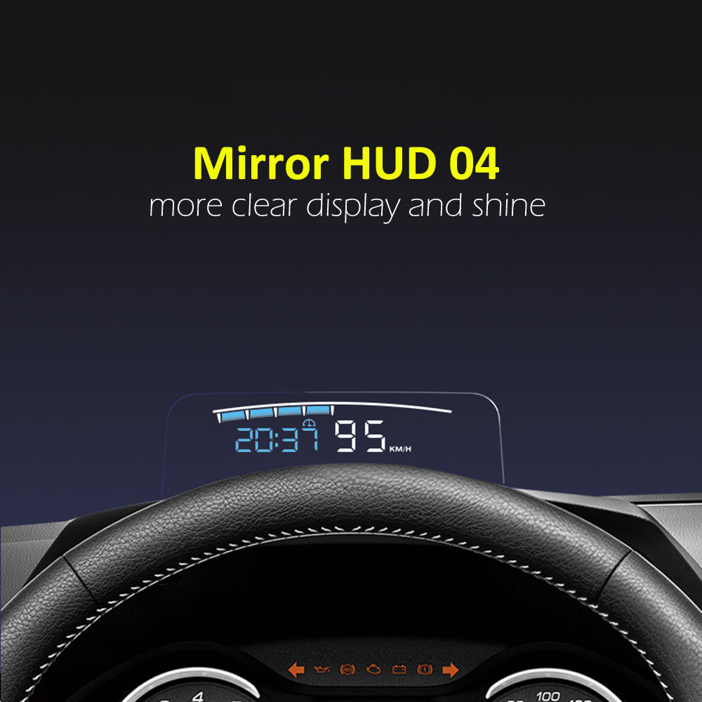 EANOP M40 OBDII Mirror HUD Head up I RPM & Speed projection