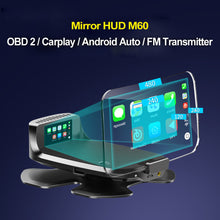 Cargar imagen en el visor de la galería, EANOP 7 inch Wireless Carplay Mirror HUD Head Up Display I Universal Cars