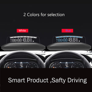 EANOP M40 OBDII Mirror HUD Head up I RPM & Speed projection
